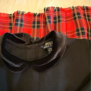 Ralph Lauren Black Velvet Collar Shirt